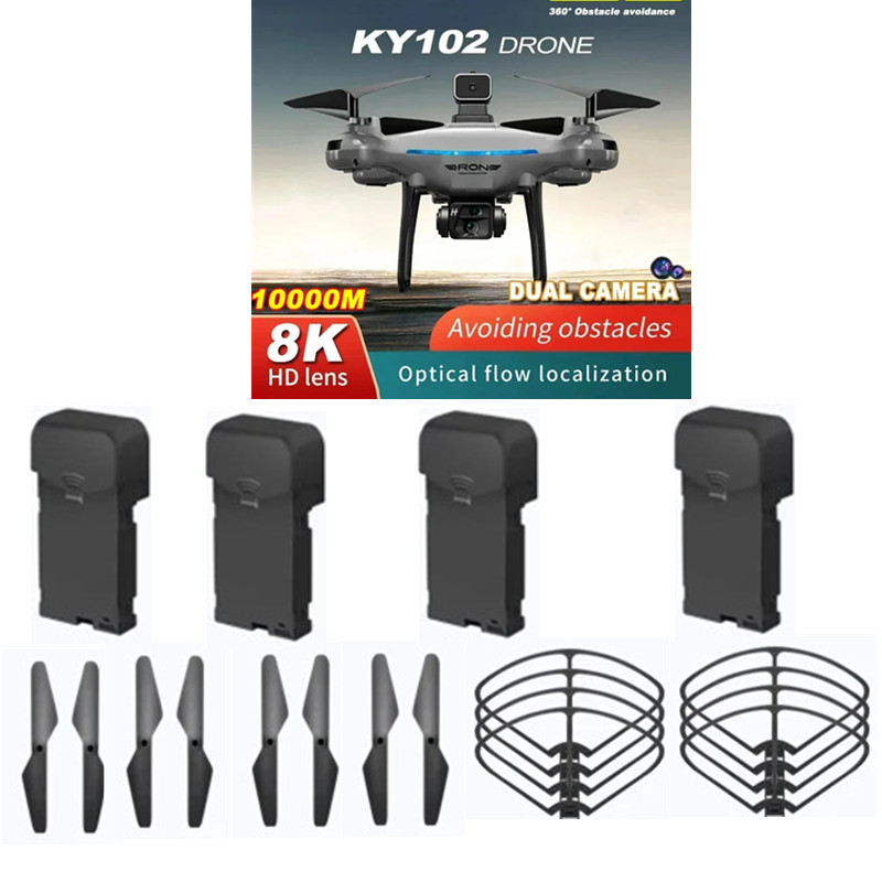 Drone Ky102 Rc - Akumulator do drona KY102, śmigła do