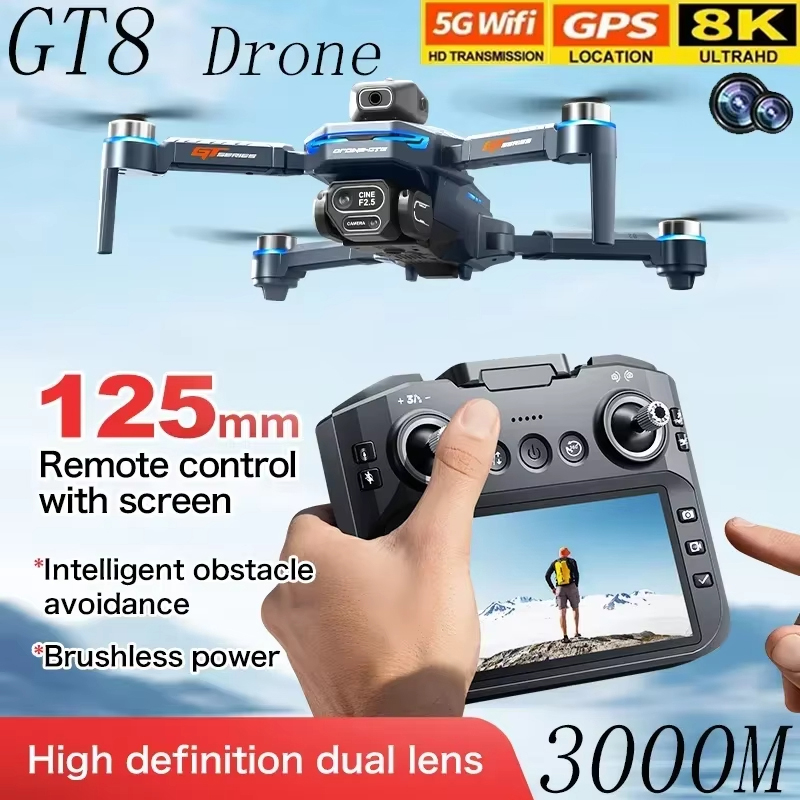 Drone Gt8 Rc - Dron GT8 z ekranem 4,3 cala,