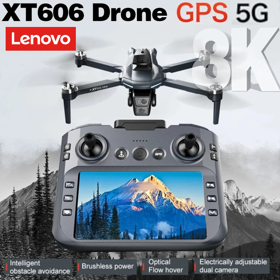 Drone Gps Rc Tt36 - Profesjonalny dron Lenovo XT606 z kamerą