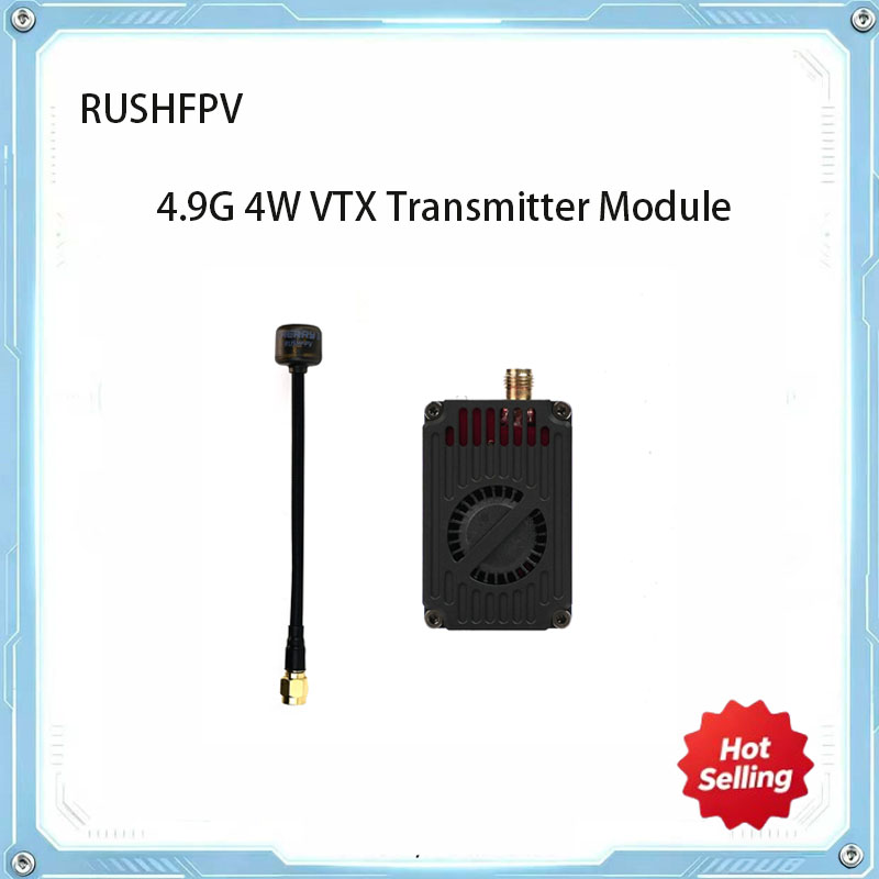 Rc Transmitter Drone - RUSHFPV 4.9GHz 4W VTX Moduł Nadajnika