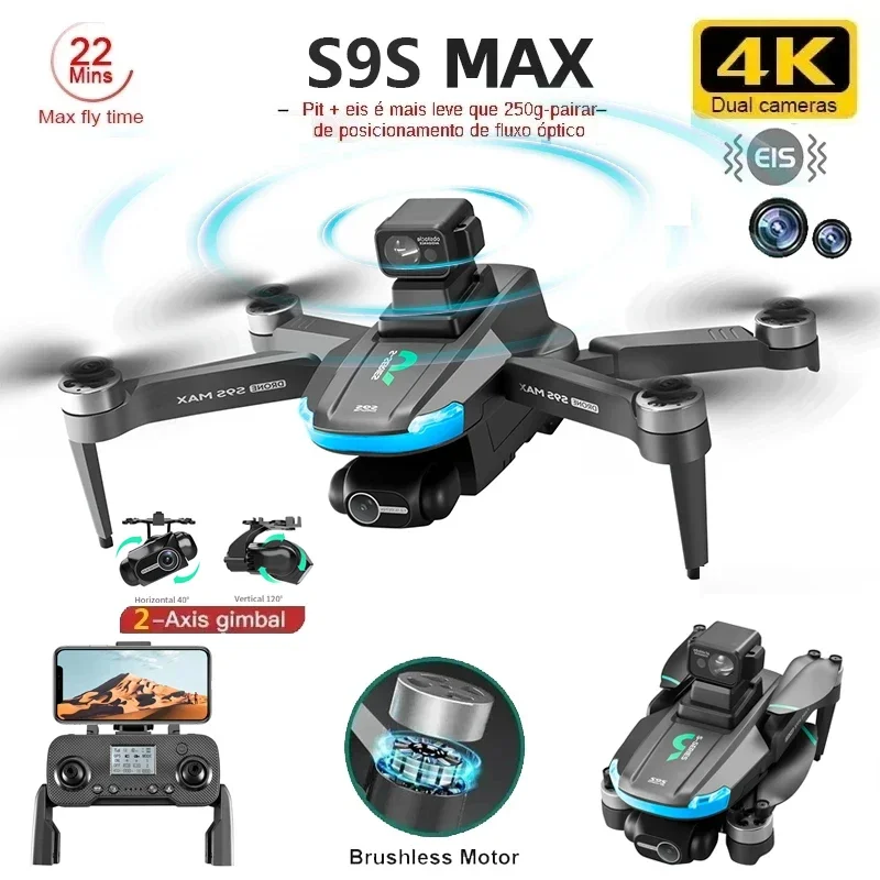 Drone Gps Rc Tt36 - NOWOŚĆ S9S MAX MINI Drone 4K