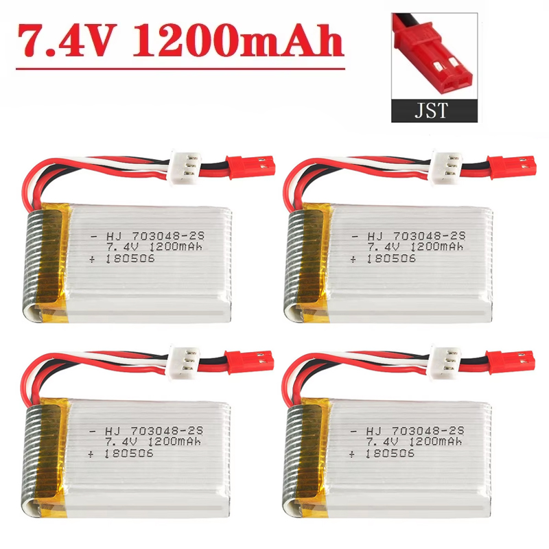 Drone Mjx Rc - Bateria Lipo 2S 7,4 V 1200