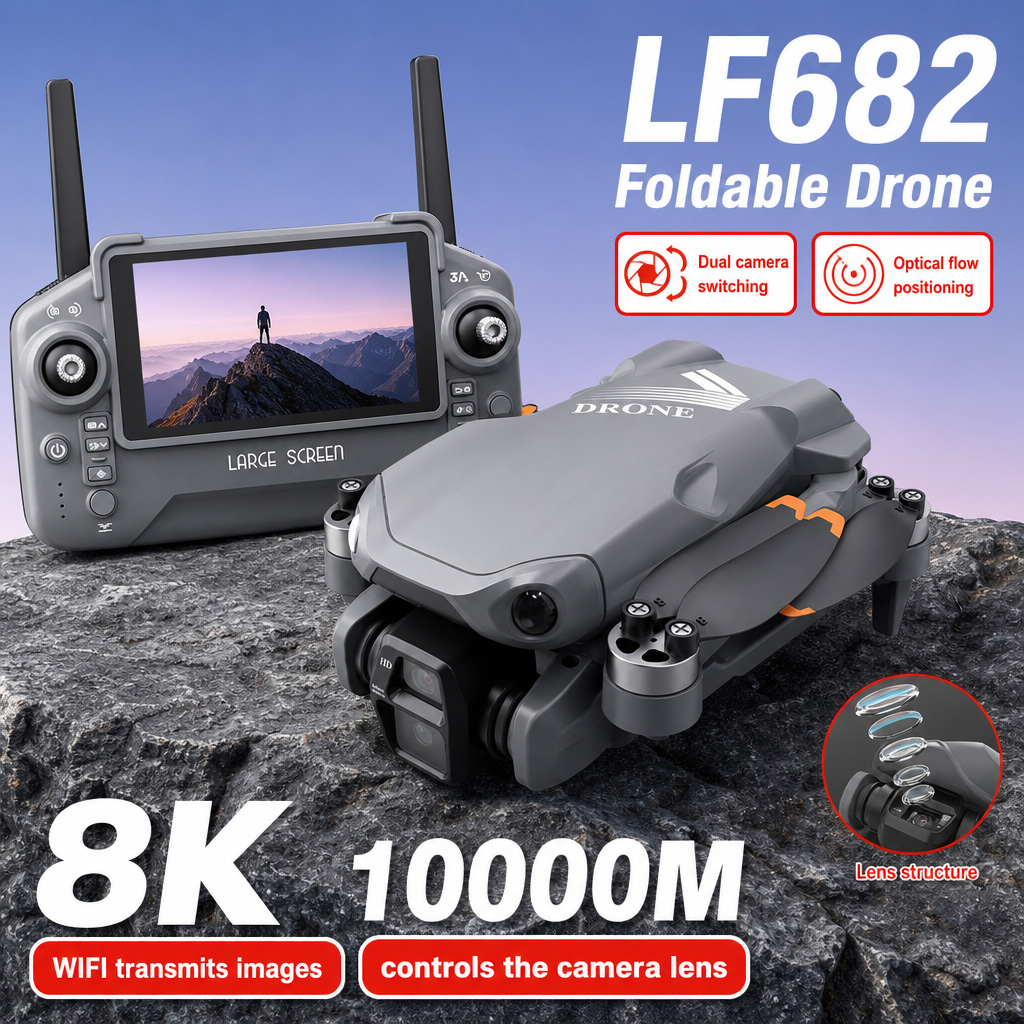 Drone Dji Rc 2 - Zdjęcia lotnicze z drona LF682, 8K