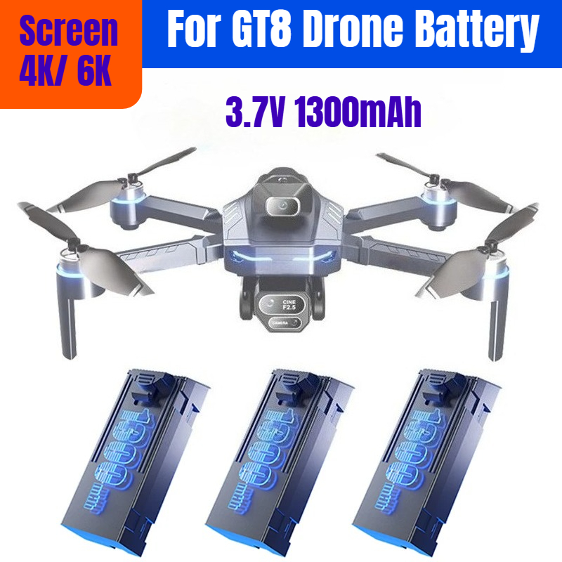 Drone Gt8 Rc - Bateria 3.7V 1300mAh do drona GT8,