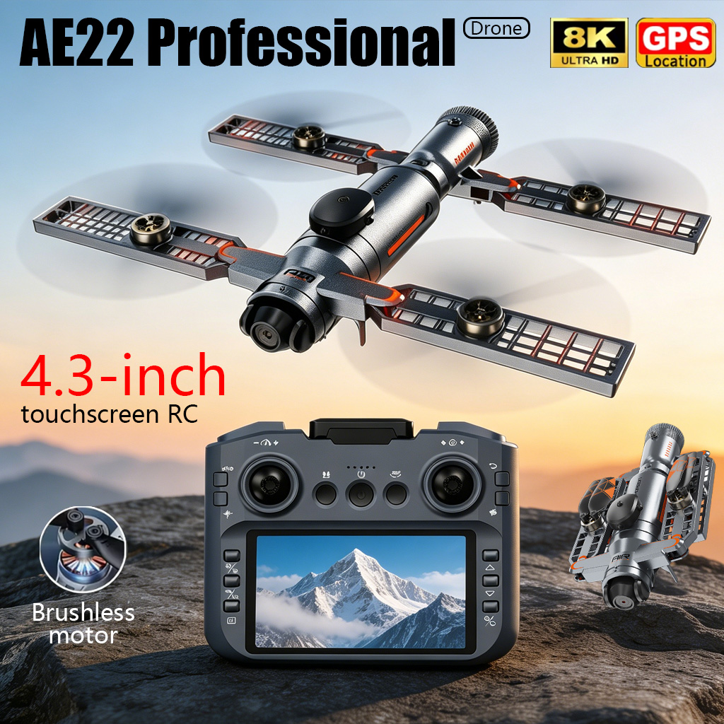 Drone Gps Rc Tt36 - Ulepszony składany dron AE22 PRO MAX