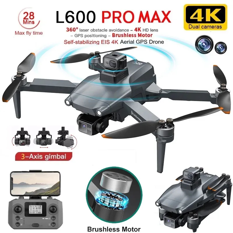 Drone Gps Rc Tt36 - L600 PRO MAX GPS Drone Profesjonalny