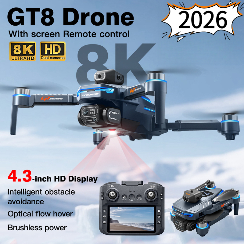 Drone Gt8 Rc - Nowy dron GT8 8K z podwójną