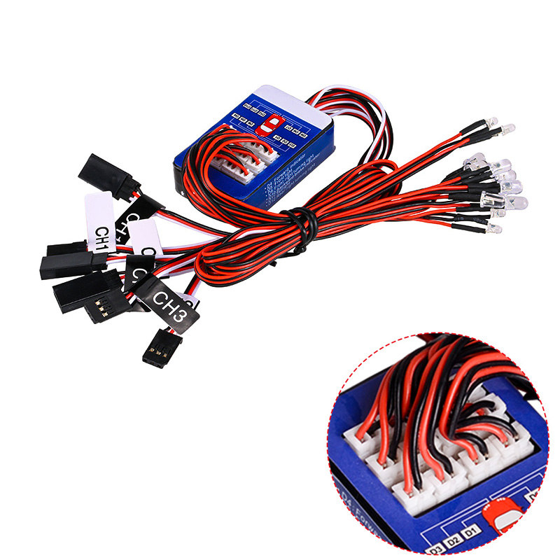 Drone Shahed Rc - Zestaw oświetlenia RC 12 LED, inteligentne