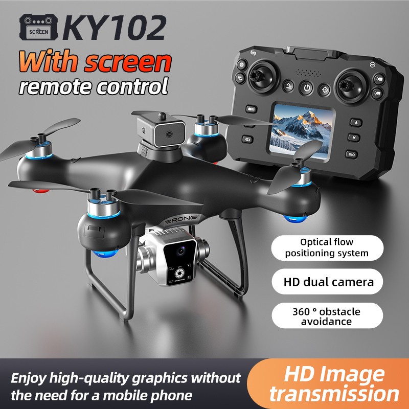 Drone Ky102 Rc - Nowy dron KY102 z ekranem, profesjonalny