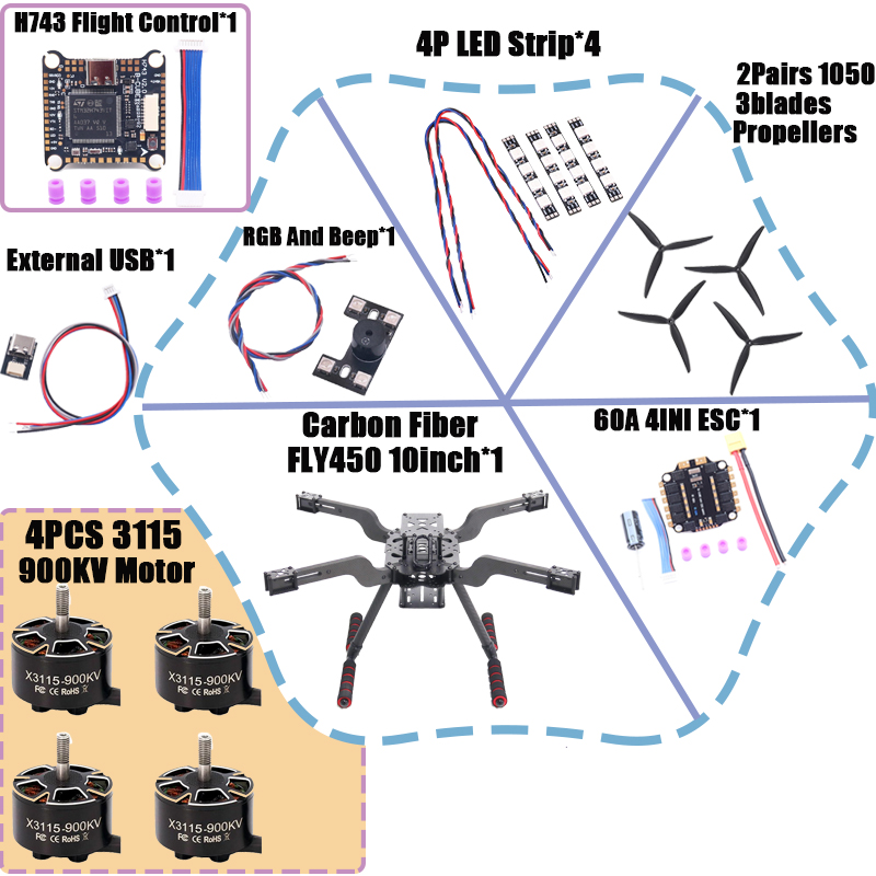 B-CUBE Open Source Nowy Inteli – Heavy Lift Drone Frame recenzja i cena
