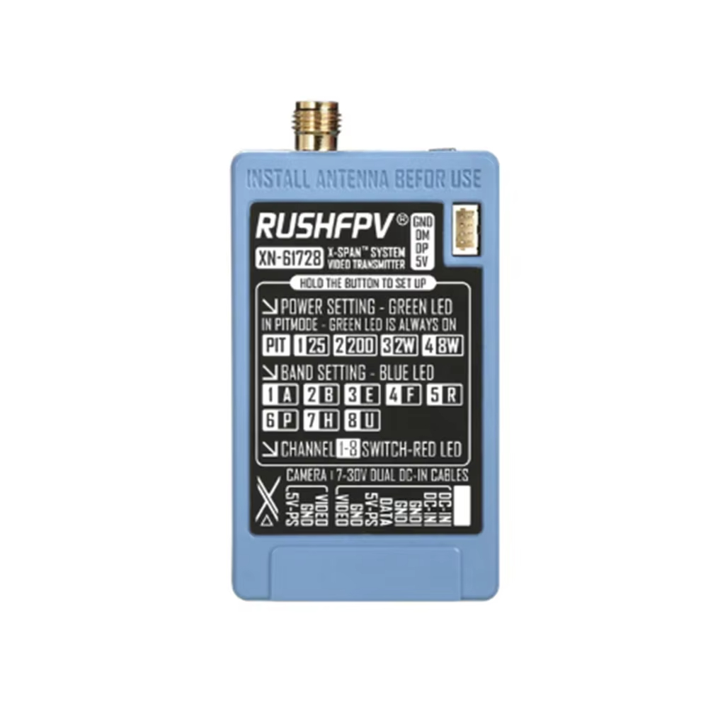 RUSHFPV 6.1‑7.2G 8W X61728 VTX – Rc Transmitter Drone recenzja i cena