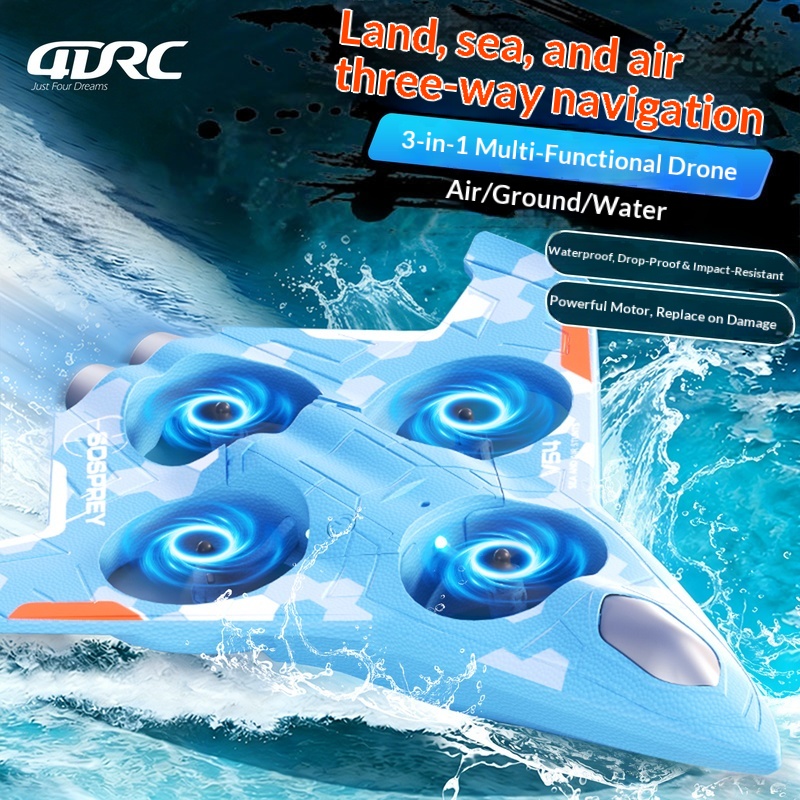 Sosprey 3 w 1 Dron RC Amfibia  – Rc Drone And Flying Car recenzja i cena