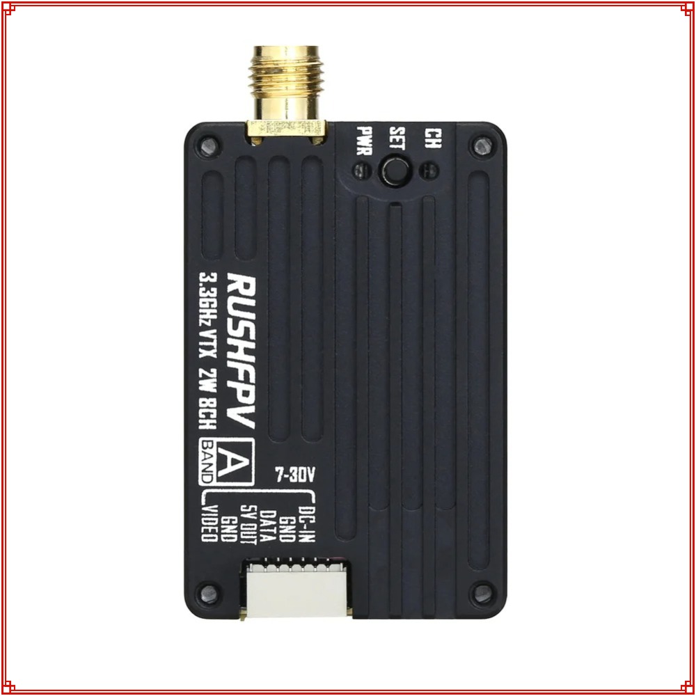 Nowy nadajnik RUSHFPV 3.3G 2W  – Rc Transmitter Drone recenzja i cena