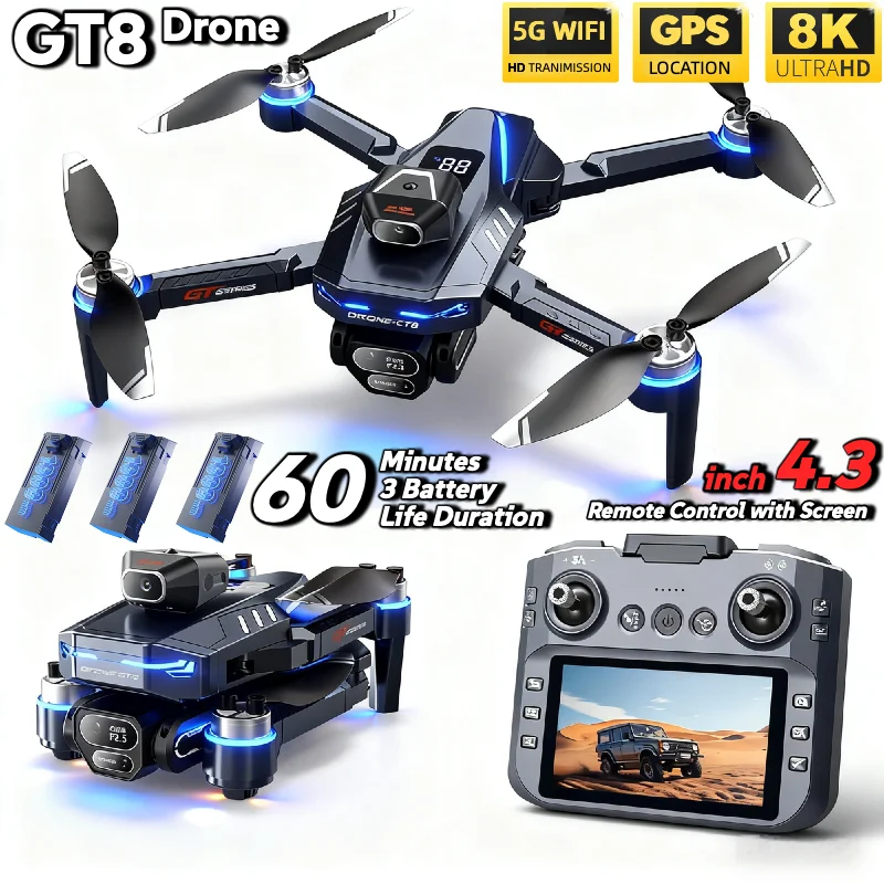 GORĄCY Nowy Dron LSRC GT8 4K P – Drone Gps Rc Tt36 recenzja i cena