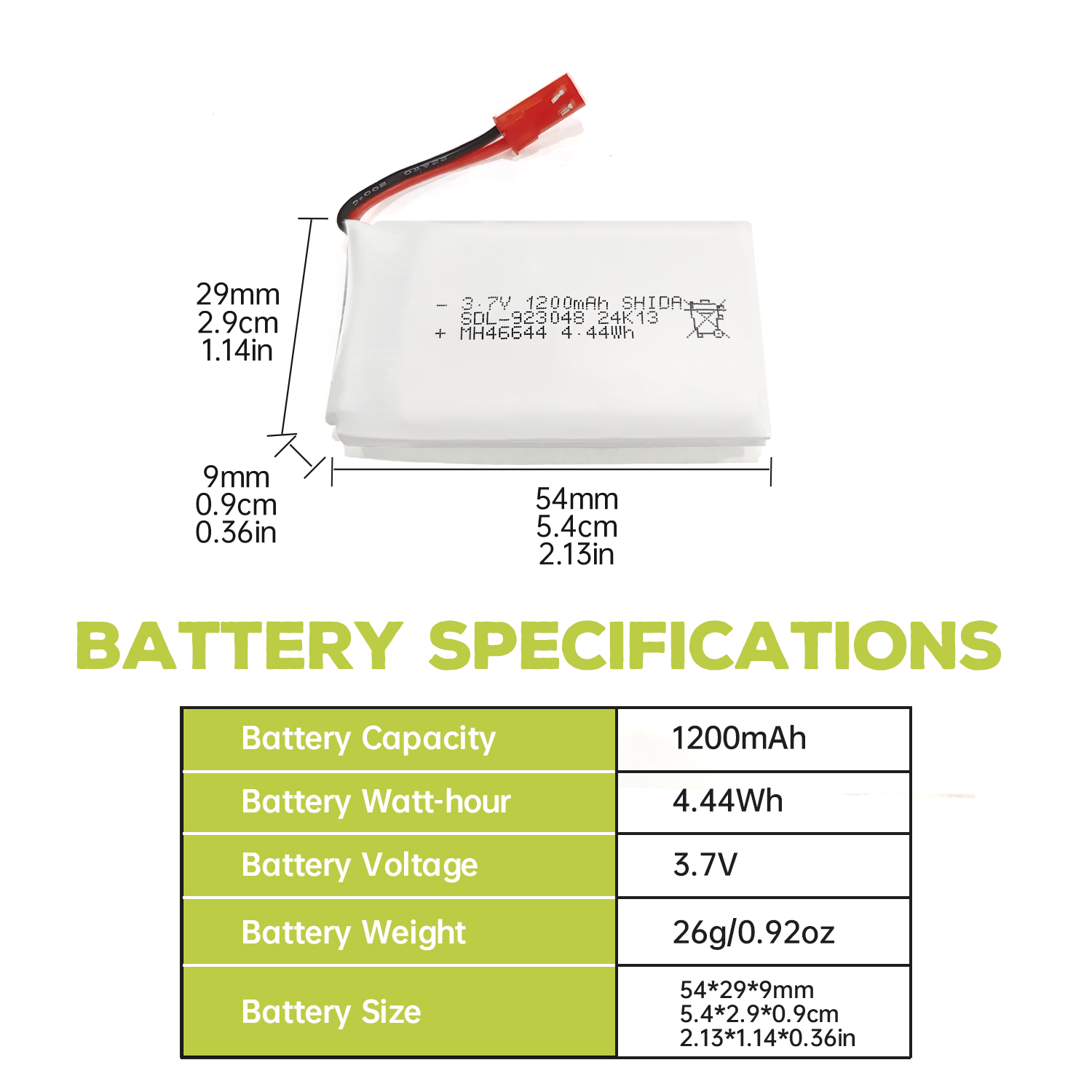 5 SZTUK 3,7 V 1200 mAh 30C JST – Drone Mjx Rc recenzja i cena