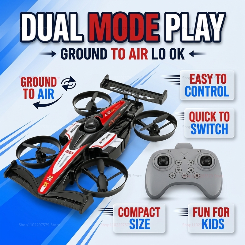 Mini samolot zdalnie sterowany – Rc Drone And Flying Car recenzja i cena