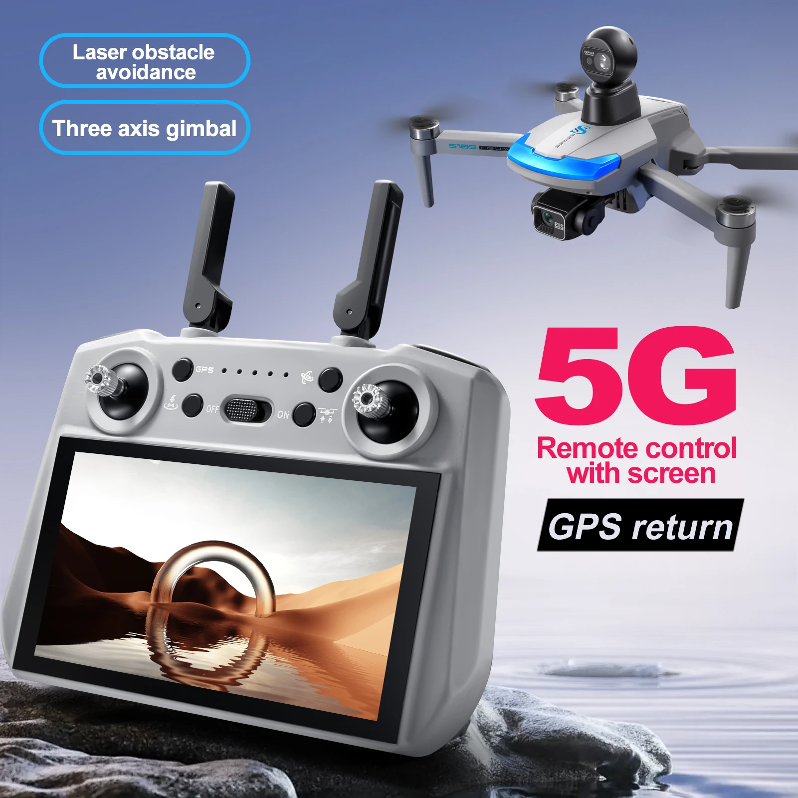 S185 Profesjonalny dron 2.7K H – Drone Gps Rc Tt36 recenzja i cena