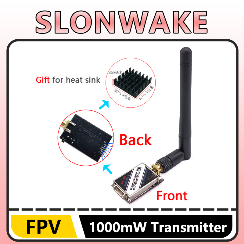 SLONWAKE 5.8G 48CH 1W VTX 100/ – Rc Transmitter Drone recenzja i cena
