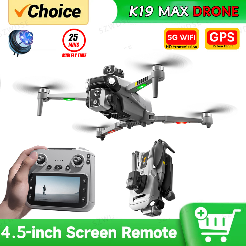 Dron 2026 K19 MAX GPS z kamerą – Fpv Camera Cmos recenzja i cena