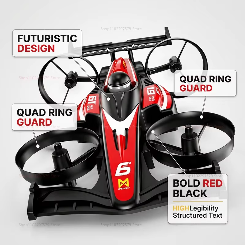 Nowy profesjonalny samochód RC – Rc Drone And Flying Car recenzja i cena