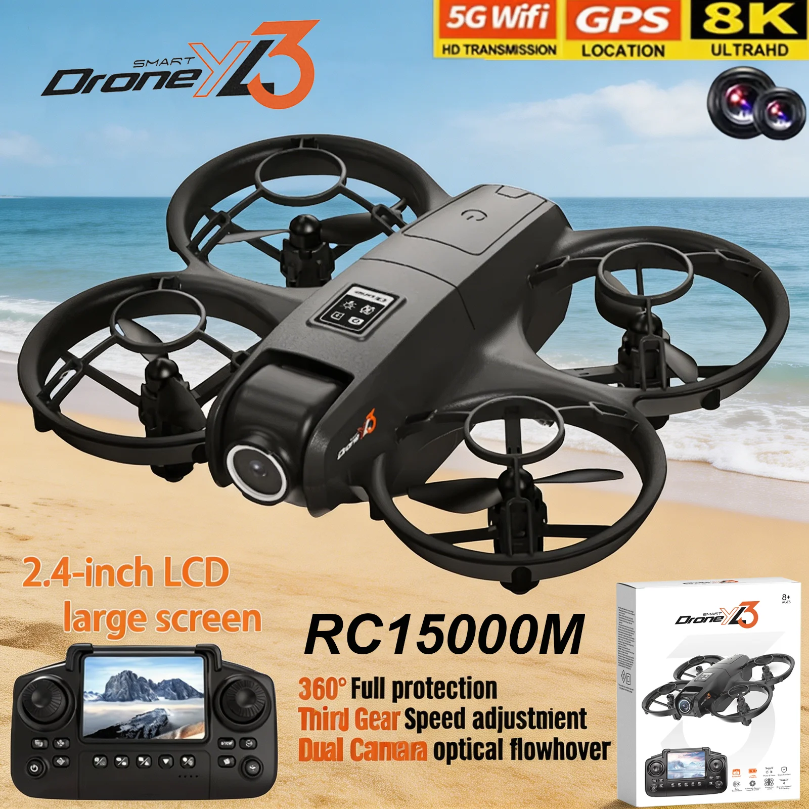 Nowy dron RC YL3 8K 1080P z sz – Drone Gps Rc Tt36 recenzja i cena