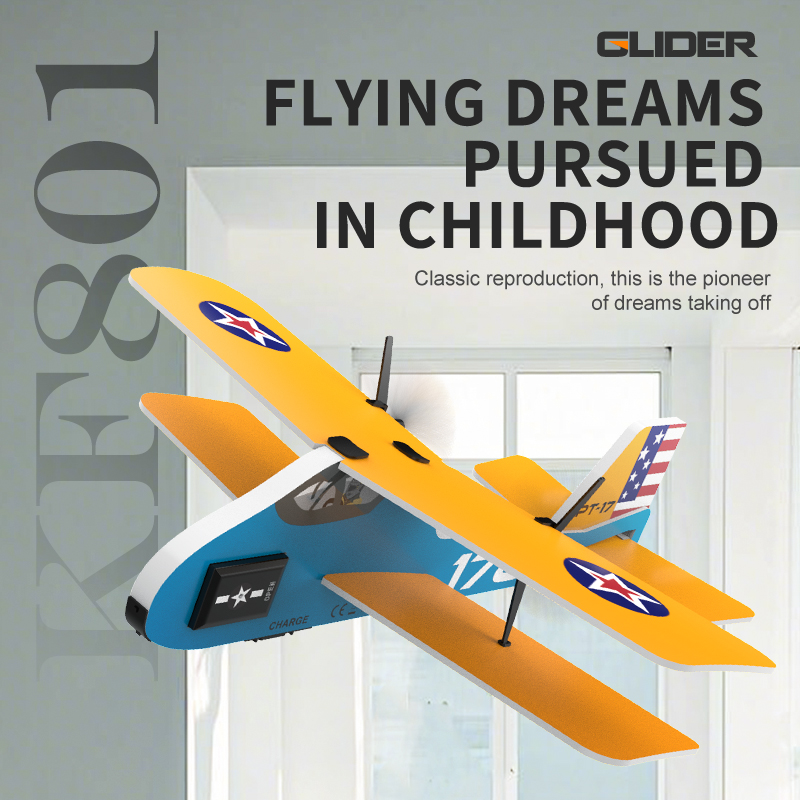 Mini samolot RC 2.4G 2CH stałe – Rc Wing Glider recenzja i cena