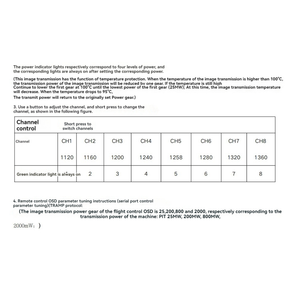 AS96-1.2G 2W VTX 8CH 2000Mw Na – Rc Transmitter Drone recenzja i cena